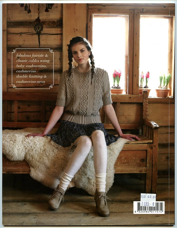 Folk Chic: 8 Cashmerino designs from Debbie Bliss - Knitting Pattern Book - Image 2 of 4