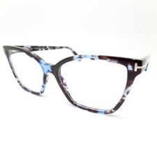 Tom Ford Tf 5812b 055 Blue Havana 53mm Blue Block New Authentic Frames