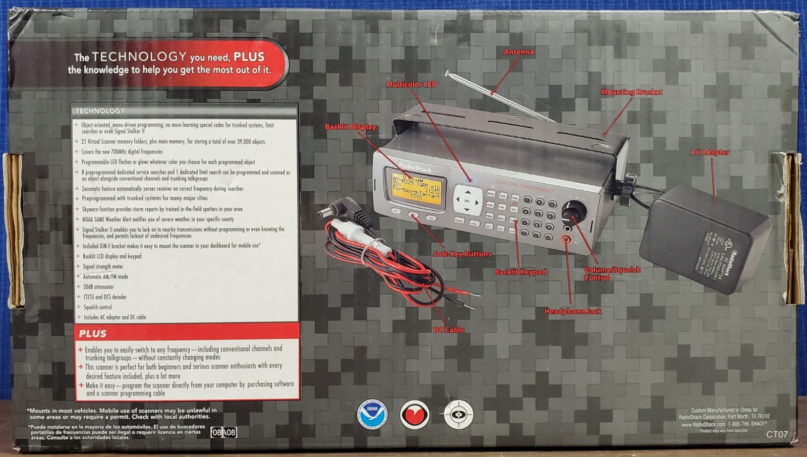 RadioShack Pro197 Digital Trunking Scanner Radio Silver 40293019341