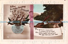 R547214 A Fond Birthday Greeting to my dear Husband 753 May each day be a steppi