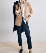 J. Crew Sophie Cardigan Heather Tan Open-Front Sweater Blazer XXXS 148 NWOT