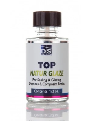 DS TECHNOLOGY DENTAL Lab Product Finishing & polishing Denture Material Top Natur Glaze 15 ml