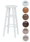 BARSTUHL BUCHENHOLZ HOCKER NEU WEIß UND VERSCHIEDENE FARBE 82CM