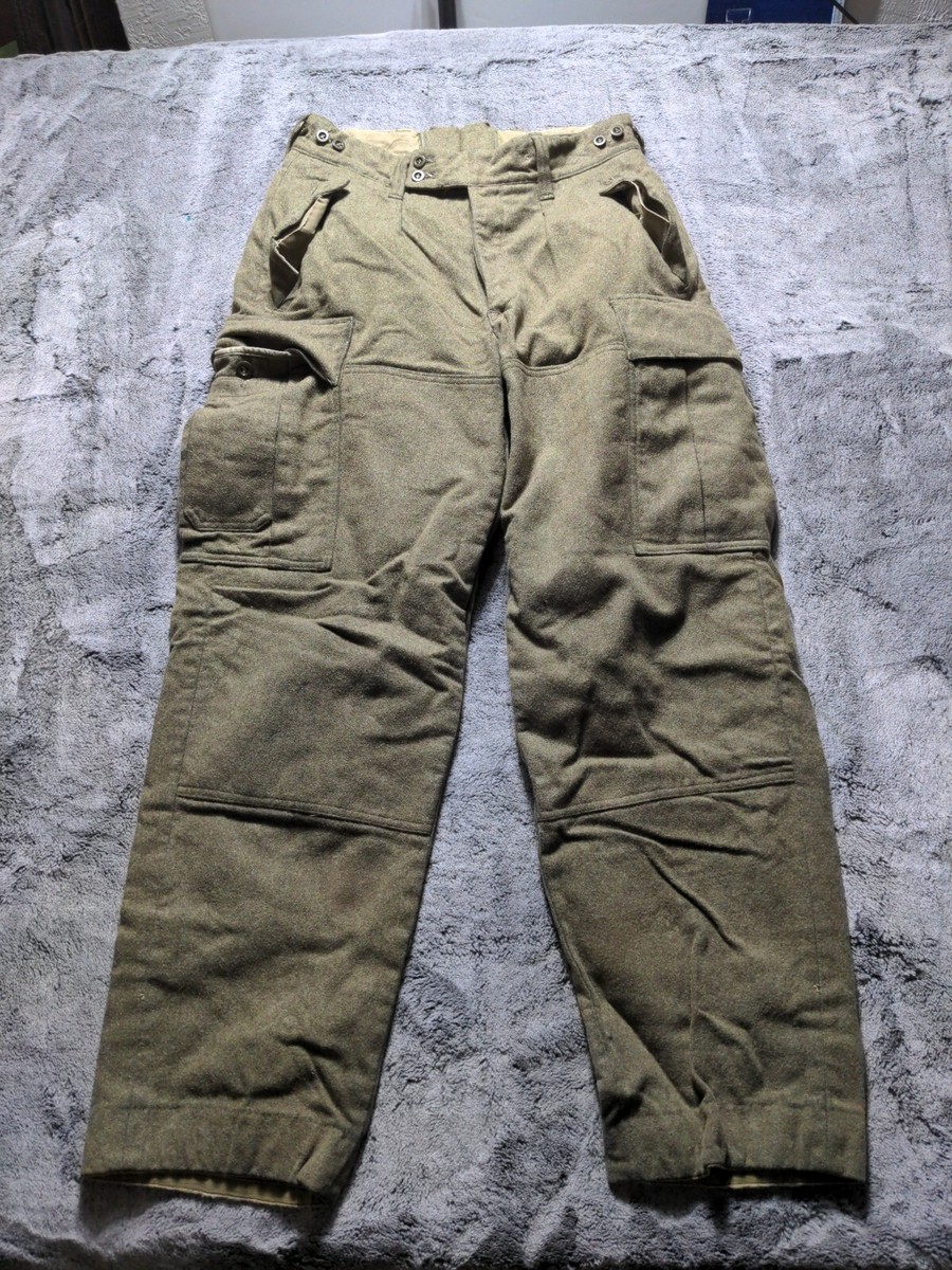 サルセーション　Crotch Pants Army Green Vintage 1963 Seyntex Men's Military Cargo Pants Green | eBay