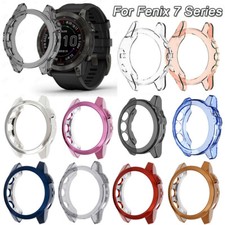 TPU Protective Case Cover For Garmin Fenix 7 7X 7S Solar Watch Protector Bumper