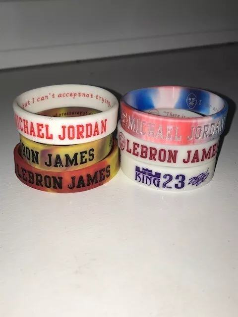MICHAEL JORDAN LEBRON JAMES BULLS LAKERS CAVS SILICONE