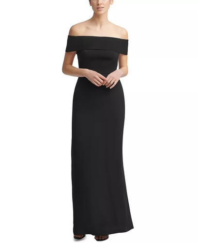 Calvin Klein Womens 2 Black Off-The 