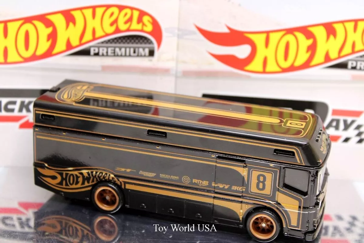 2023 Hot Wheels Premium Track Day Box Set Euro Hauler Transport