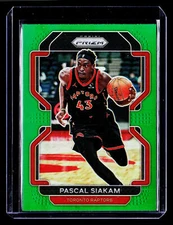 2021-22 Panini Prizm Green Pascal Siakam #174 Toronto Raptors
