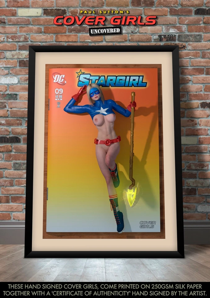 Stargirl SEXY Brec Bassinger Courtney Whitmore DC Cómic Firmado Impreso Cubierta Niñas Foto 2 de 4