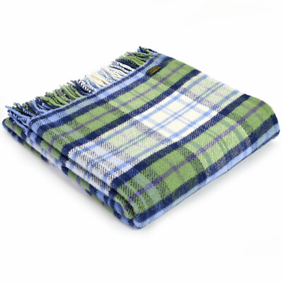 TWEEDMILL TEXTILIEN 100 % Wollsofa Schlafdecke Überwurfdecke HÜTTE KARGE SOMMER WERFEN