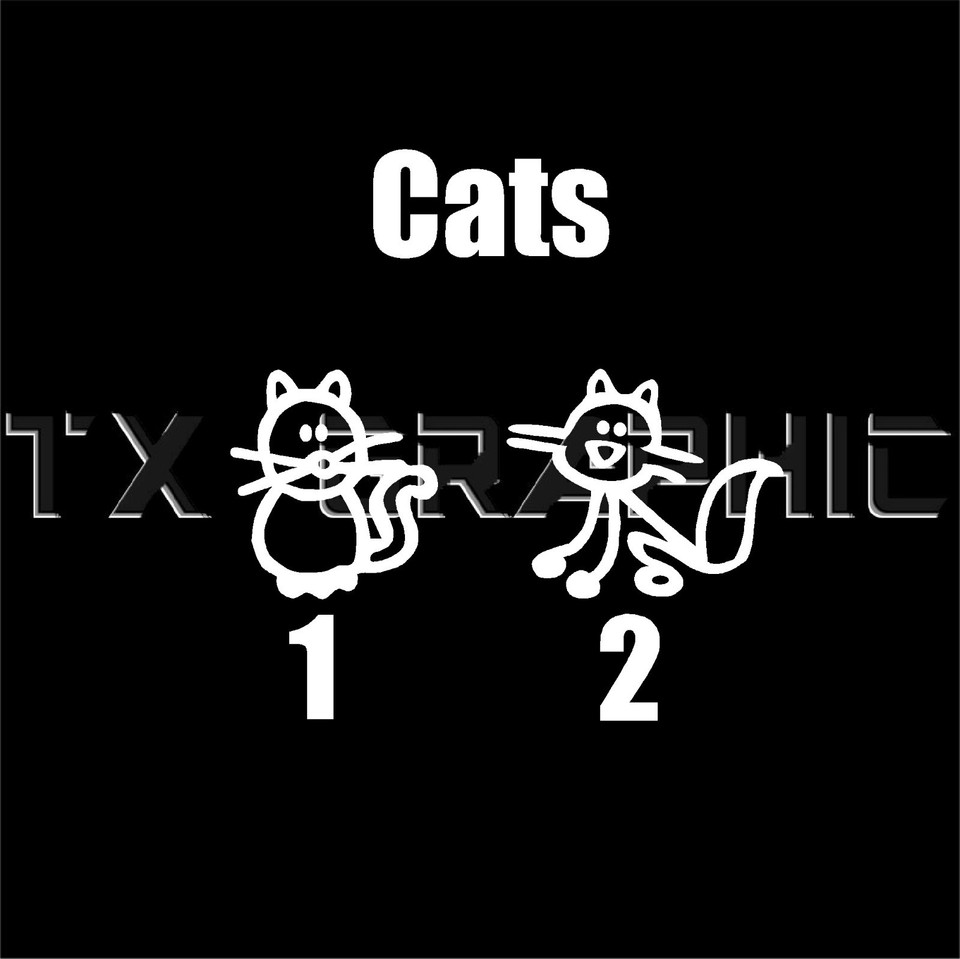 Stick Figure Family Vinyl Decal Sticker Custom Personal Car Window Dad ...