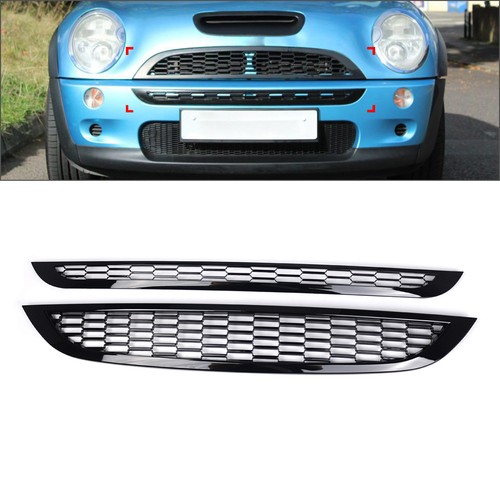 US Black Front Bumper Grille Mesh Grill For BMW Mini Cooper S R50 R52 ...