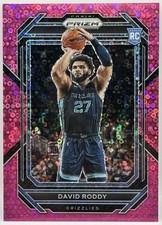 2022-23 Panini Prizm - David Roddy #261 Fast Break Pink Prizm /99 (RC) MEM