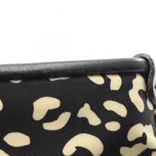 Salvatore Ferragamo Gancini Borsa Tote Bag Leopardata 21E188 Nero/Avorio/Beige
