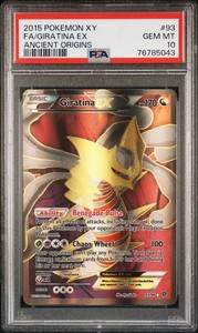 Giratina EX 93/98 XY Ancient Origins Ultra Rare 2015 PSA 10