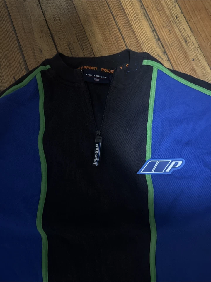 Polo Sport Ralph Lauren EE. UU. P Tech Alpine 1/4 Cremallera Polar Pullover Para Hombres Talla S Foto 2 de 4