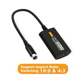 Sega Saturn HDMI Adapter S Video To HDMI 1080P Converter for Retro Game Console