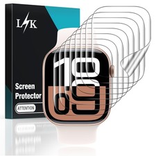 L K L K 8 Pack for Apple Watch Series 11/10 Screen Protector 42mm- Self-Hea