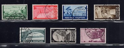 Albania Occ. Italian - Airmail No. 5/11 Complete Series