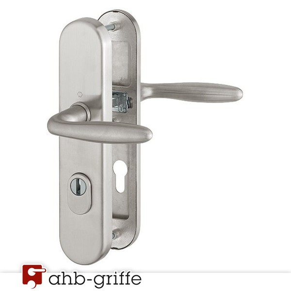 Hoppe Schutzbeschlag Verona Tg Za 8/72 Mm Edelstahl F69 TüRgriff-/Schutzgarnitur-image