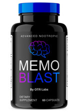 Memo Blast - MemoBlast Advanced Nootropic Dietary Supplement 60 Capsules 1Bottle