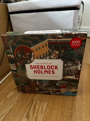Puzzle Brett 1000 Teile Die Welt des Sherlock Holmes