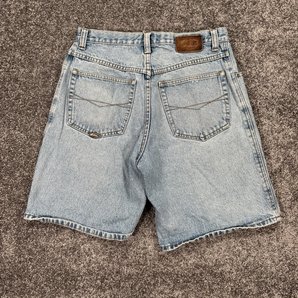 Quiksilver Denim Blue Shorts for Men for sale | eBay