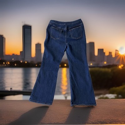 Kate & Mallory Jeans Womens 14 Wide leg Belt less