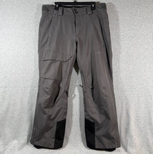 Obermeyer Orion Mens Ski Pants Large Gray Insulated Snowboard 25012 Lined