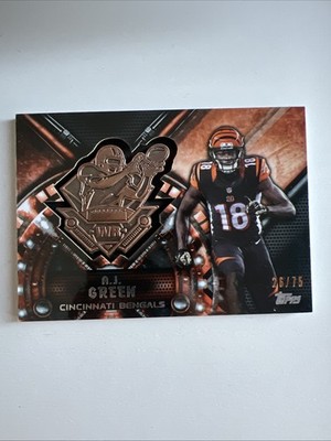 2015 Topps - Wide Receivers Fantasy Club A.J. Green #WRFC-AG Bronze /75