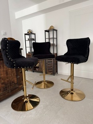 Designer Barhocker  Lion  Luxus Loft Design Höhenverstellbar