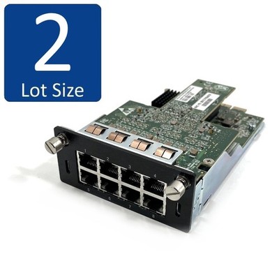 Lot of 2 Check Point M4E2G8i80-CP2 8-Port Giga Switch Module 0TAW00067000