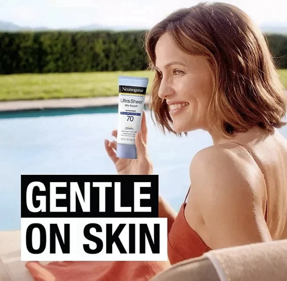 Neutrogena Ultra Sheer Dry-Touch FPS 70 loción de protección solar 3,0 oz caducidad 27/10, 3 piezas Foto 4 de 4