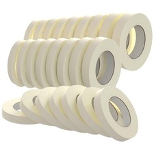 Masking Tape 1 inch x 55 Yards x 24 Rolls 1320 Total Yards , Adhesive Painti...