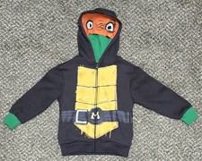 Teenage Mutant Ninja Turtles Youth Hooded Sweatshirt Michelangelo Size XS 4/5