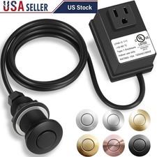 Garbage Disposal Air Switch Kit UL Certified Easy Installation Compatible 2.5HP