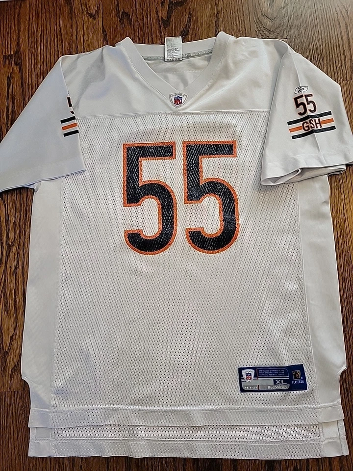 Camiseta de fútbol americano Reebok Lance Briggs Chicago Bears NFL XL 18-20 niños Foto 2 de 4