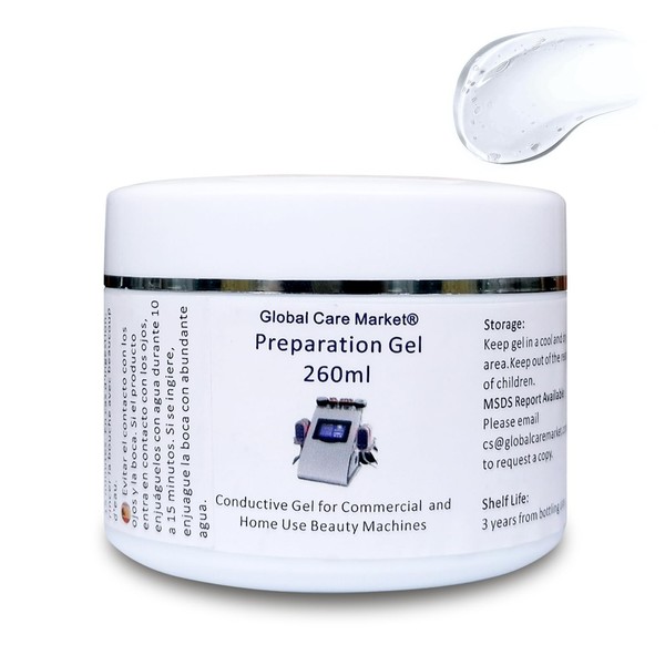 Gel Conductor RF 260 ml con Ácido Hialurónico - Gel Hidratante Refrescante para Piel