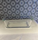 Vintage Pyrex #213 Clear Glass Loaf Pan Bread Baking Dish 1.5 QT 8.5x4.5x2.5 VG
