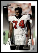 2001 Upper Deck MVP Ephraim Salaam Rookie Atlanta Falcons #11