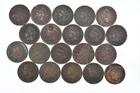 Lot 20 1800's 1890-1899 Indian Head Penny Cents US Coin Collection 2/5 Roll *850