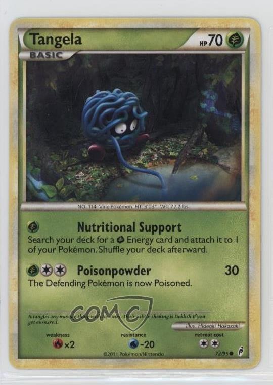 Tangela Pokemon HeartGold & SoulSilver Call of Legends #72
