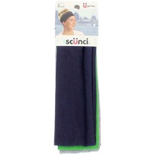 3 Pack Scunci Effortless Beauty Multi-Color Pack Headwraps, Assorted Colors, ...