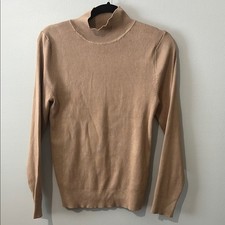 Melissa Paige Women's Ribbed Mock-Neck Sweater NWT