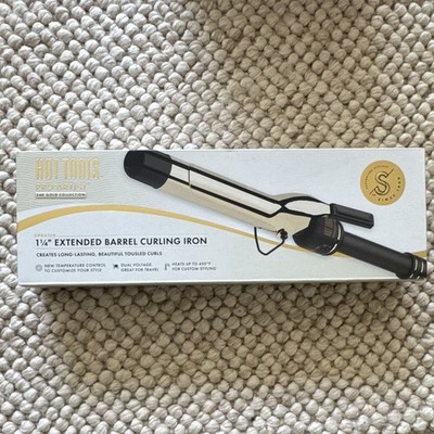 Hot Tools Pro Artist 24K Gold 1 1/4in Extended Barrel Curling Iron 450F