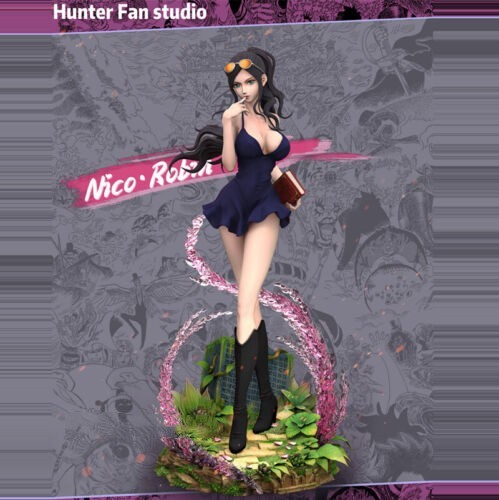 Hunter Fan Studio One Piece Nico·Robin Resin Statue in stock 1/6 Scale Cast Off