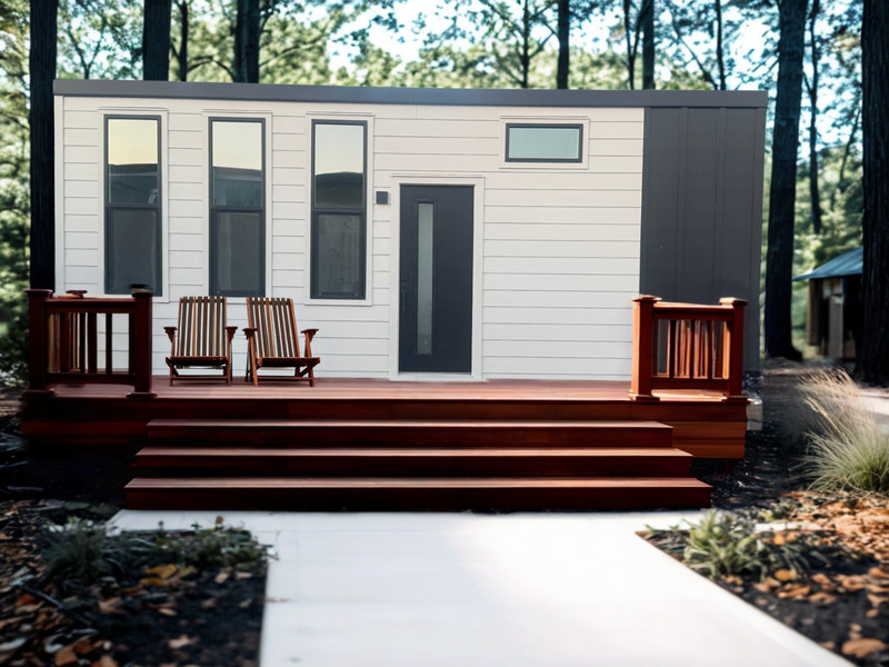 New Forever Tiny Home on Wheels 24' studio Single Story with full kit & bath   - thumbnail 11