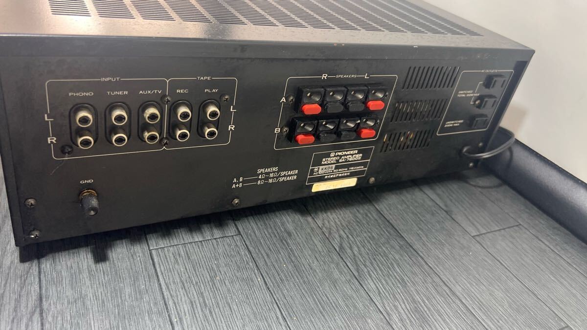 Pioneer SA-7600II Pre-Main Amplifier Vintage Working Very