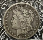 1883-CC $1 Morgan Silver Dollar ~ CONTRAST VF ~ Old West Carson City Mint Coin